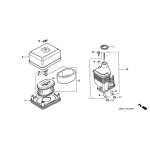 AIR CLEANER (DUAL)