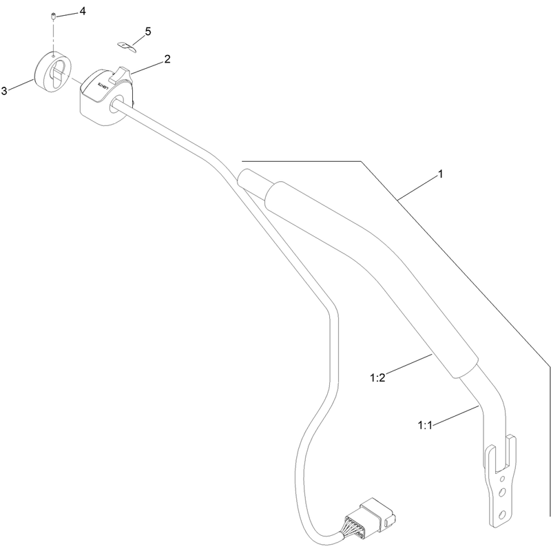 LH Lever Assembly No 140-6692