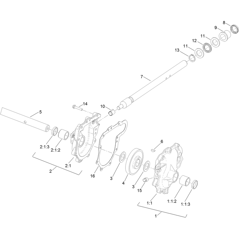 Gear Case Assembly No. 125-7926