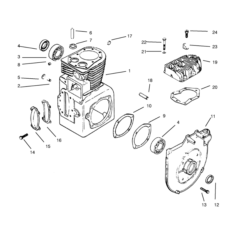 Crankcase and Cylinder Head