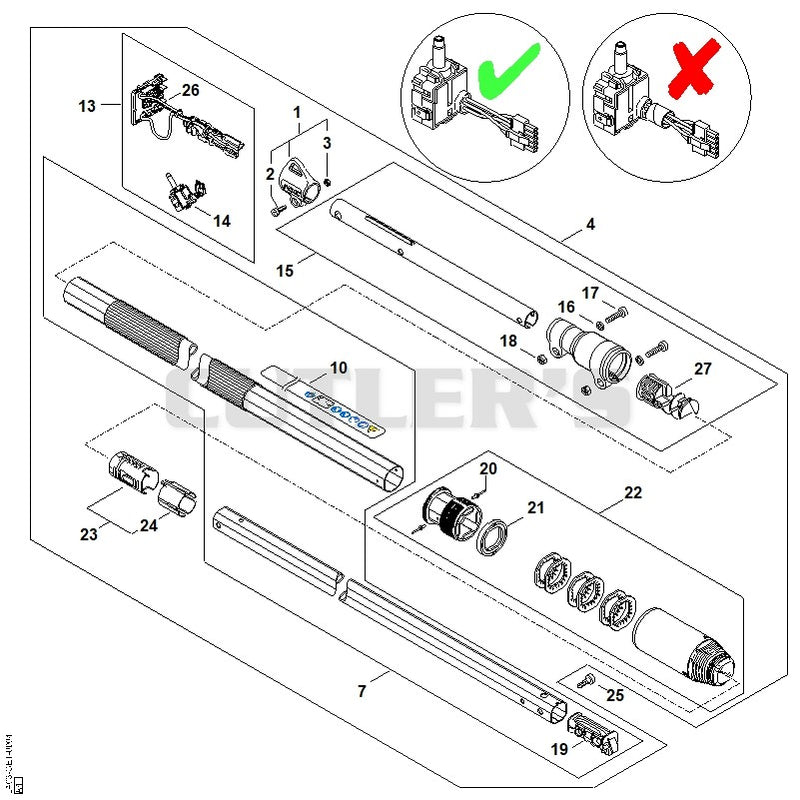 Drive tube assembly ⇥ 443292951