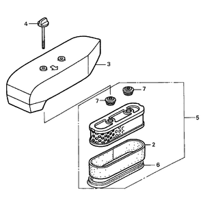 Air Cleaner Assembly Honda GXV160K1-A1