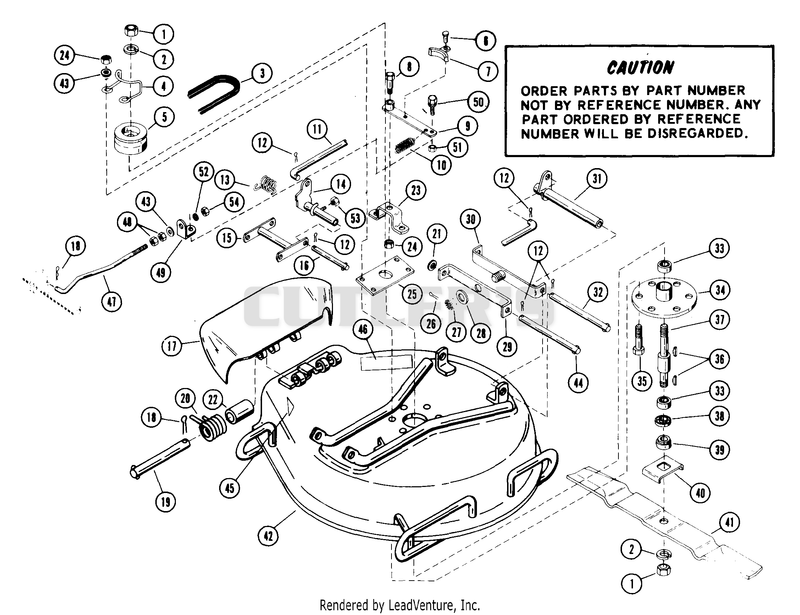 Mower Pan Assembly