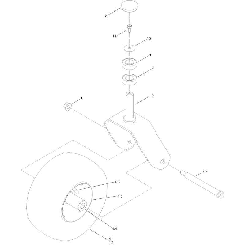 Caster Wheel Assembly