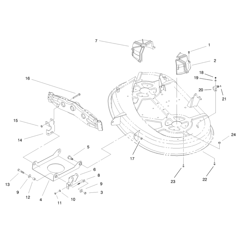 Suspension Assembly 38in Cutting Unit