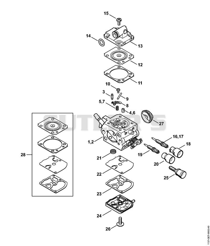 Carburetor 1137/17, 1137/06