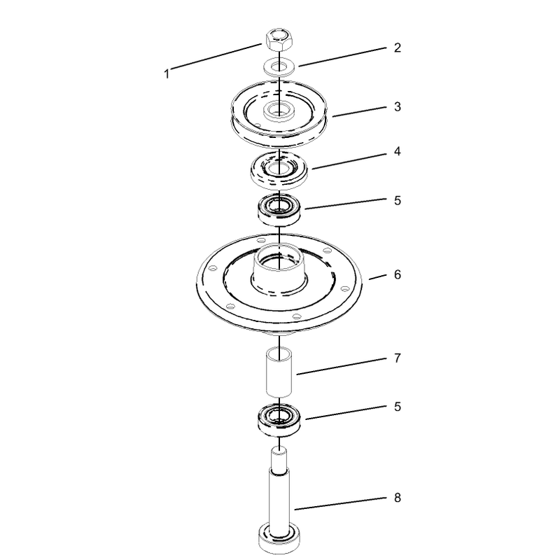 Spindle Assembly No 106-0787