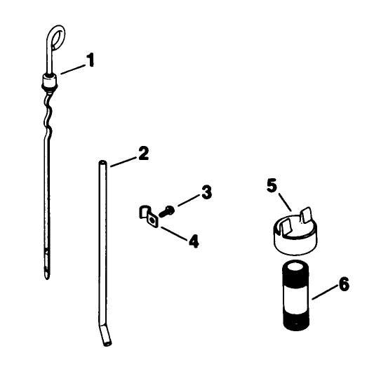Dipstick Engine Kohler Model No M18qs-24657 Continued