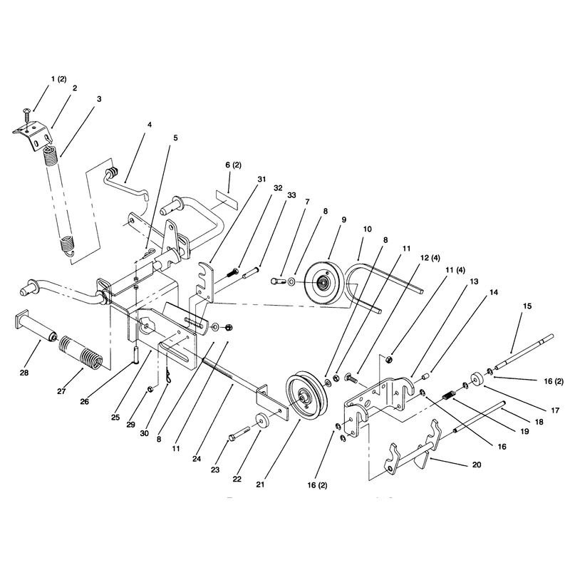 Pulley And Hitch Assembly