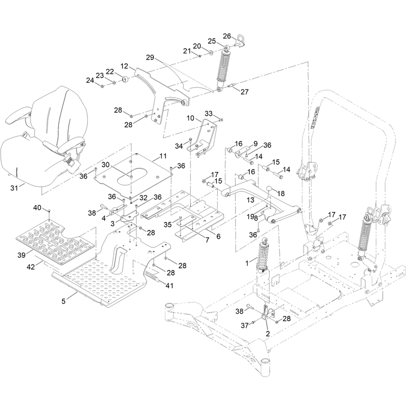 Seat Suspension Assembly