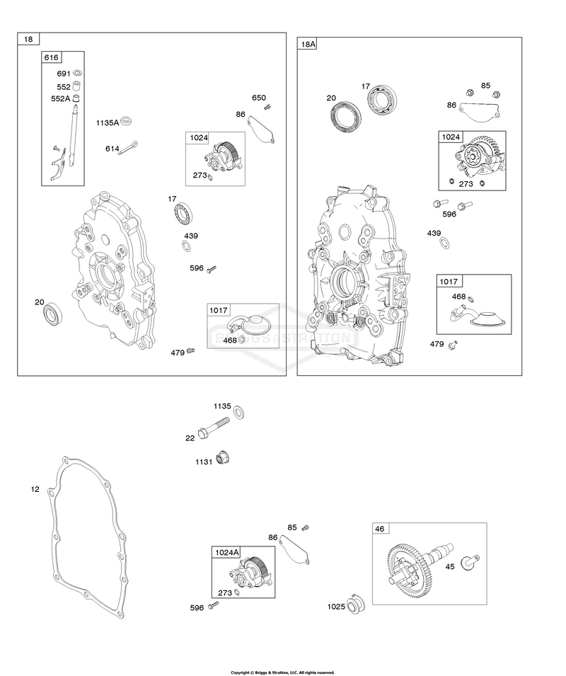 Crankcase Cover, Lubrication, Cam Shaft