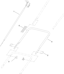 Toro 02623 Handlebar Extension Kit, Hoverpro 450/500/550 Machine Mower Parts Diagram