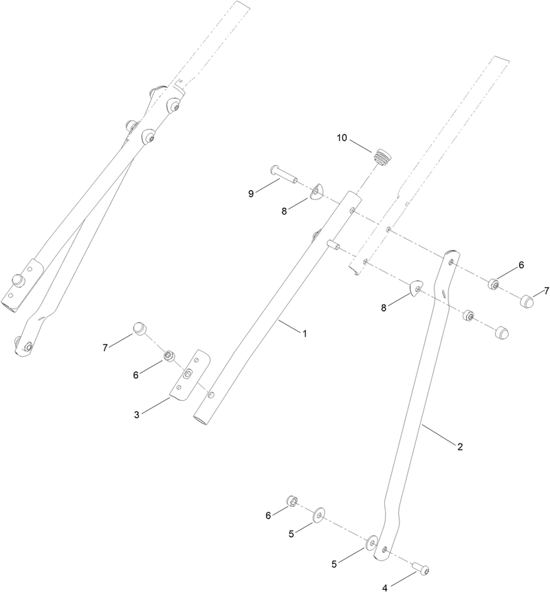 Lower Handle Assembly No 134 3586