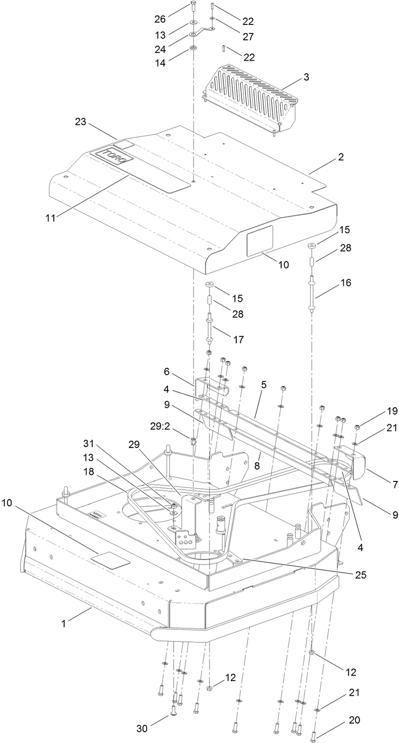 Deck Cover and Guard Assembly