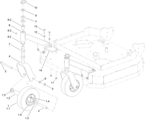 Toro 02711 36RD Mid-size Mower (Serial #: 313000001 - 313999999) Parts Diagram