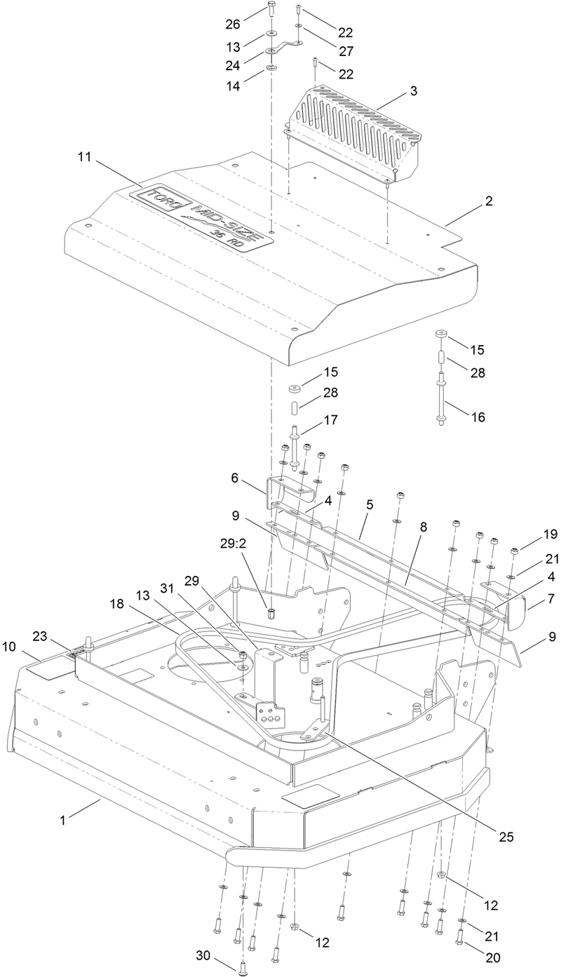 Deck Cover and Guard Assembly