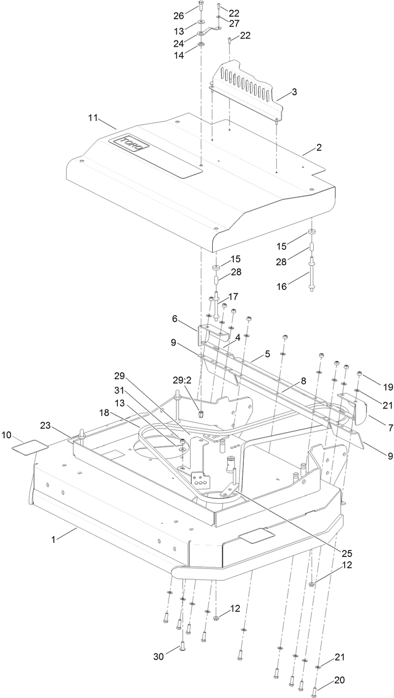 Deck Cover and Guard Assembly