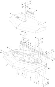 Toro 02712 48RD Mid-size Mower (Serial #: 400000000 - 409999999) Parts Diagram