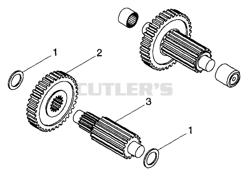 NUMBER SEVEN SHAFT - PINION/FINAL DRIVE