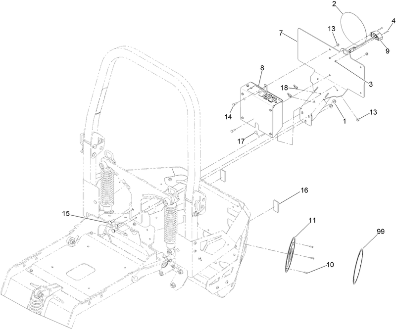 Control Panel and Decal Assembly