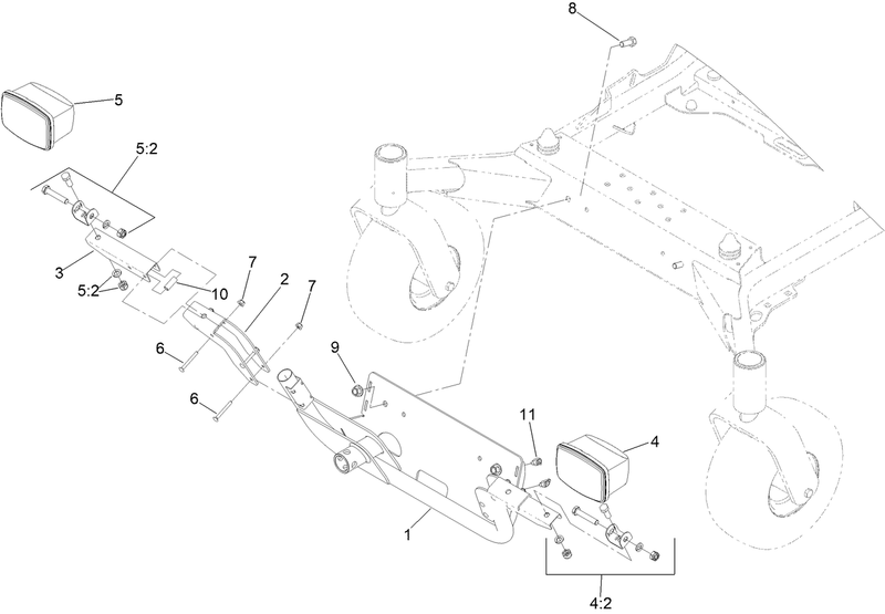 Headlight Mount Assembly