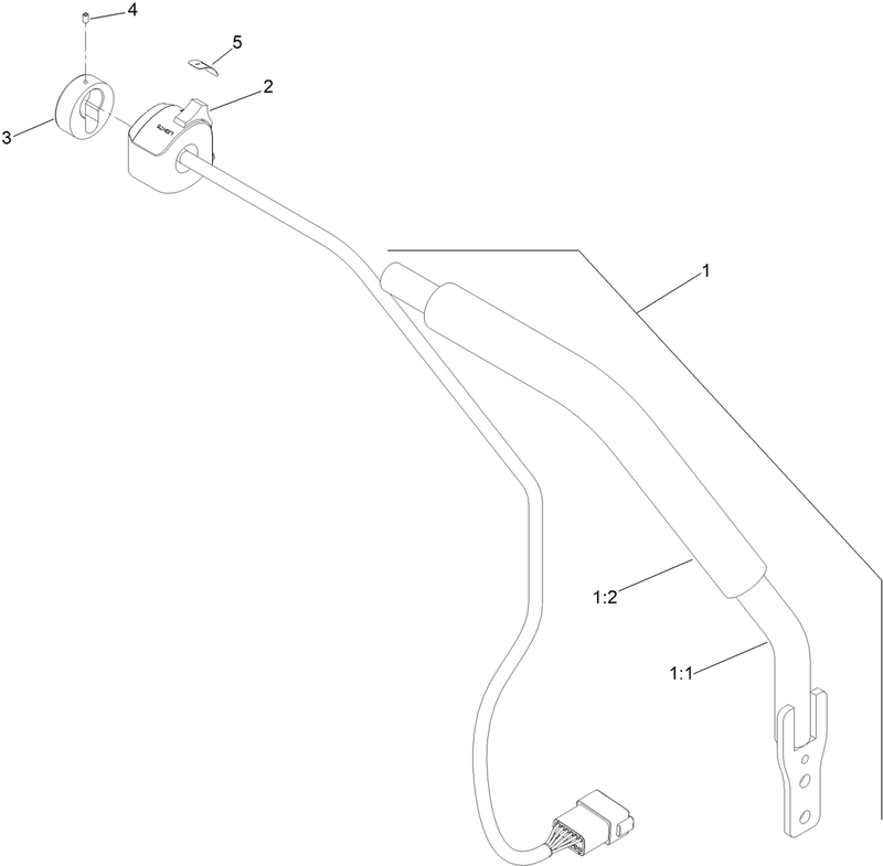 LH Lever Assembly No 140 6692