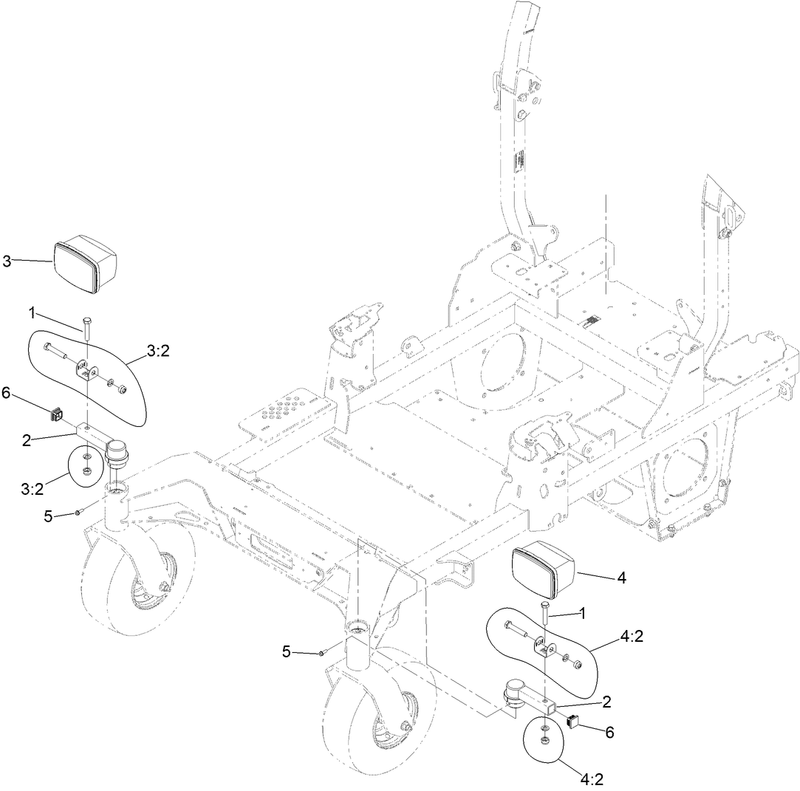 Headlight Mount Assembly