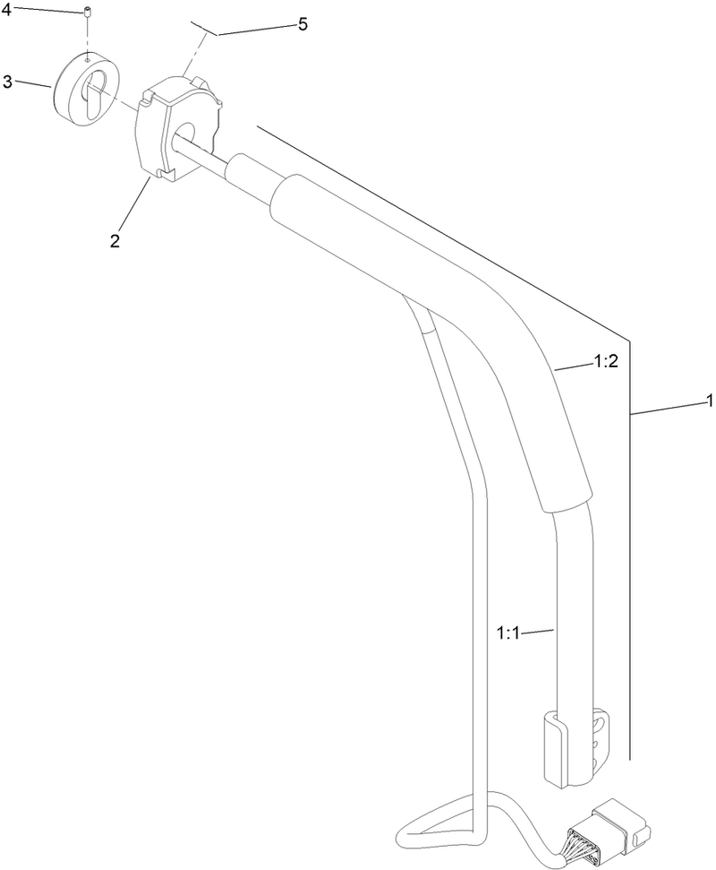 LH Lever Assembly No 162 0415