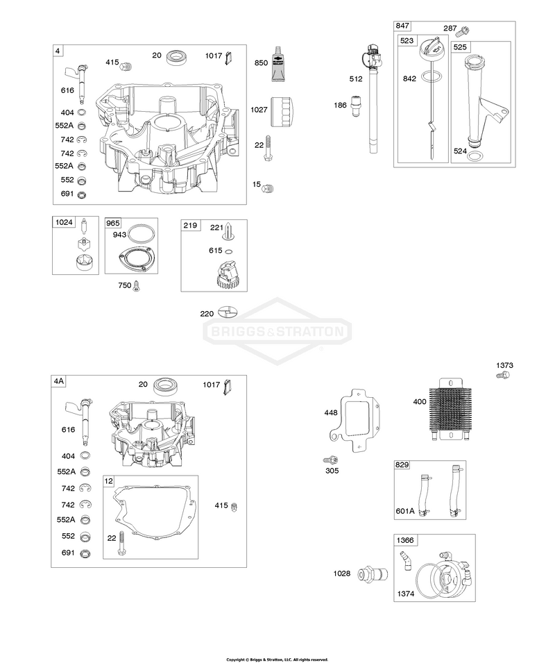 Engine Sump, Lubrication, Oil Cooler