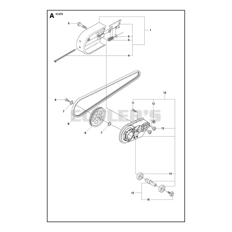 BELT GUARD AND PULLEY