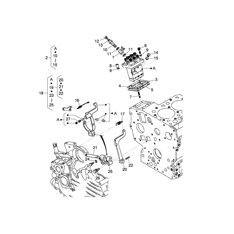 Injection Pump and Governor Assembly