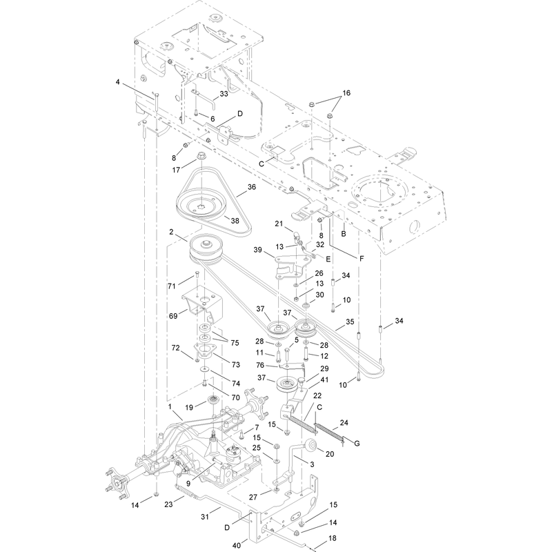 Transmission Belt and Pulley Assembly