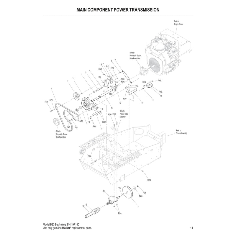 MAIN COMPONENT POWER TRANSMISSION
