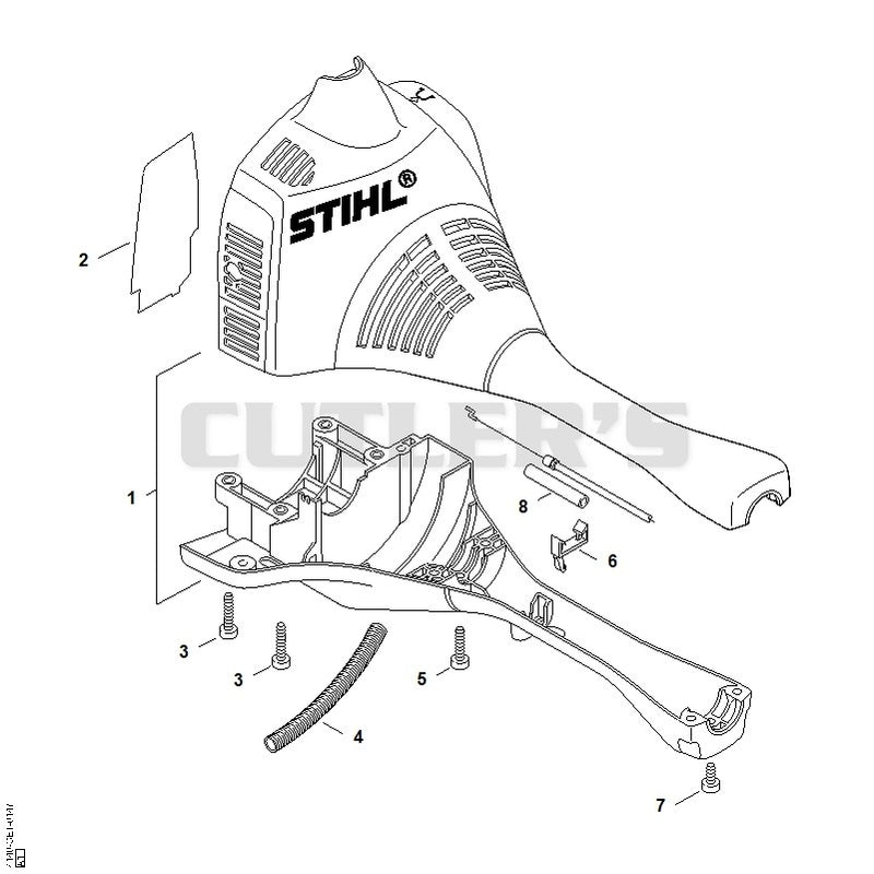 Engine housing (Bike handle)