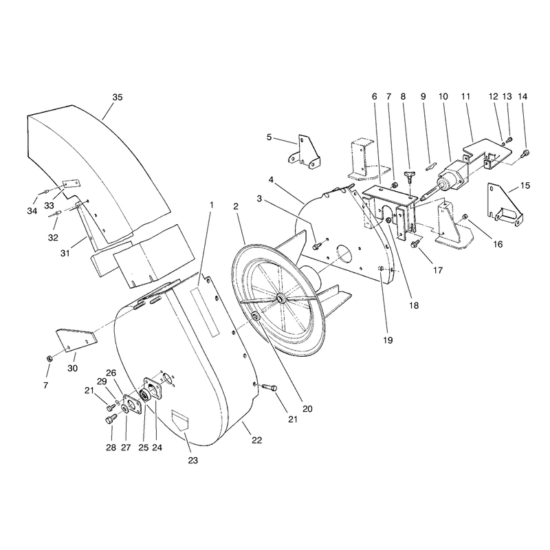 Blower Housing and Mount