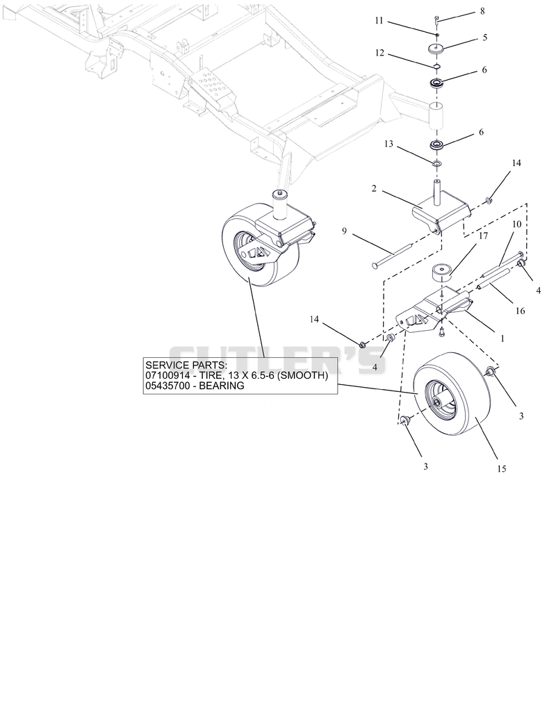 Front Caster Wheels