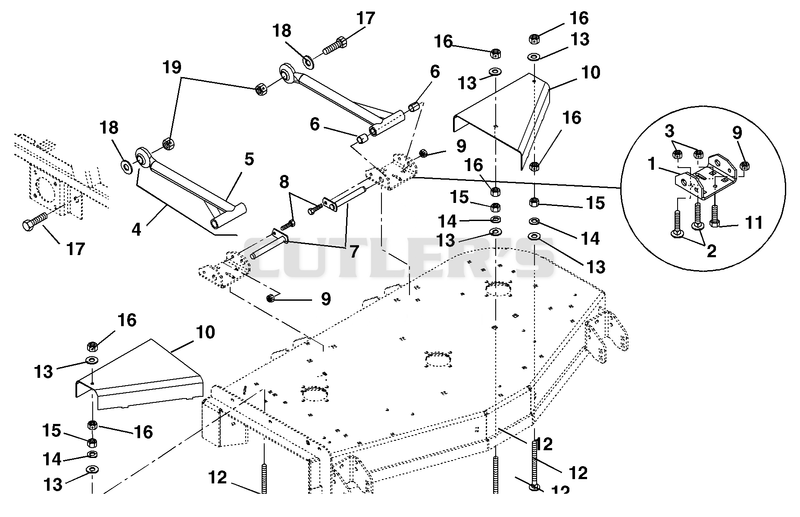 Mounting Arms And Belt Guards
