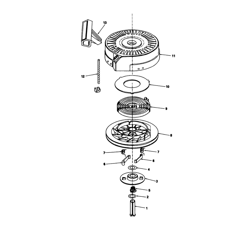 Rewind Starter N0-590621