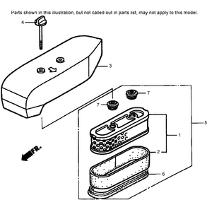 Air Cleaner Assembly Honda GXV160K1-N1AH