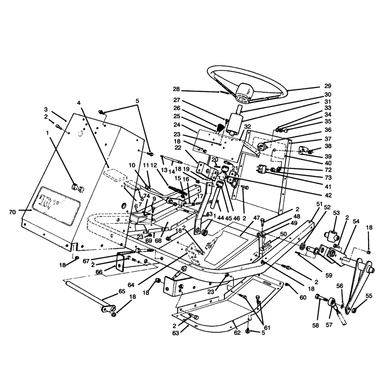 Frame and Steering Assembly