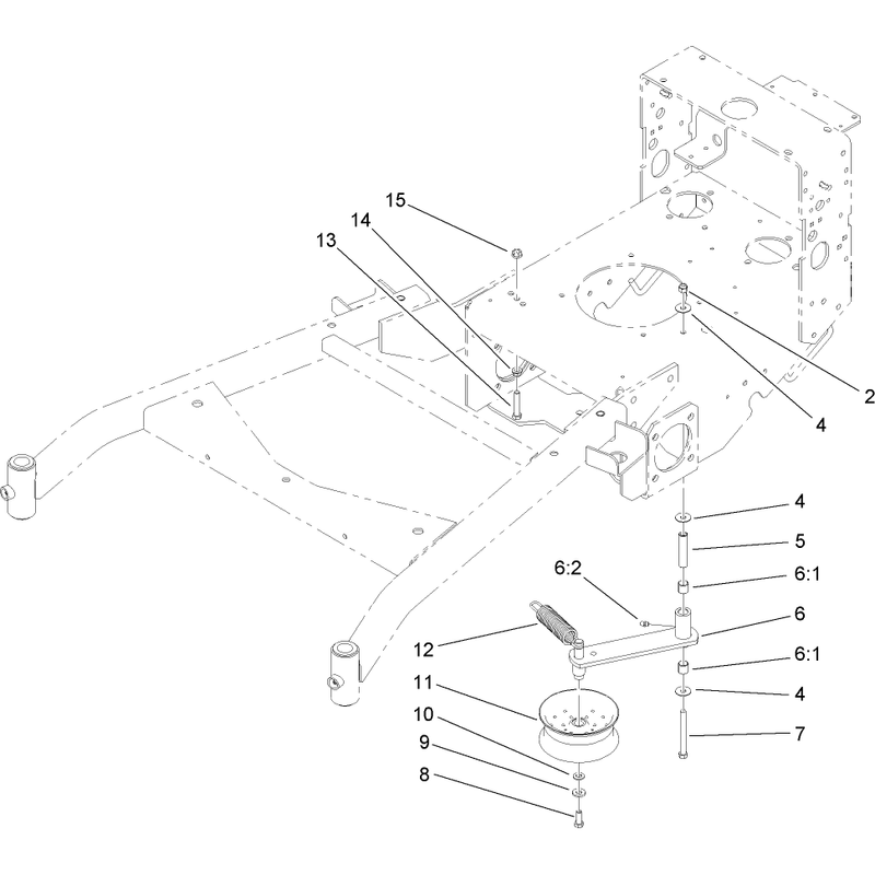 Power Take Off Idler Assembly