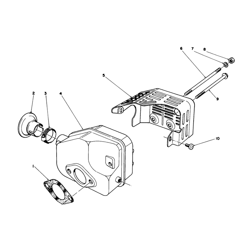 Muffler Assembly Model No 47pg6