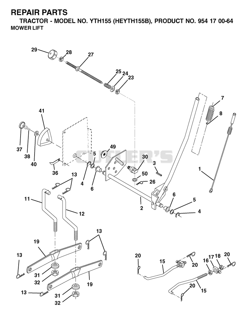 MOWER LIFT / DECK LIFT