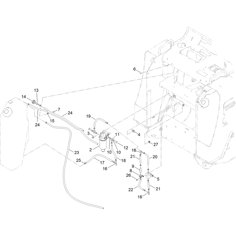 Fuel Pump and Water Seperator Assembly
