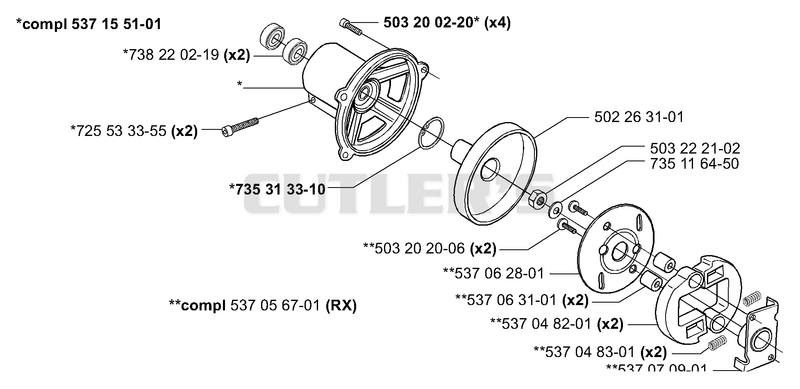 Clutch/Drum (RX)