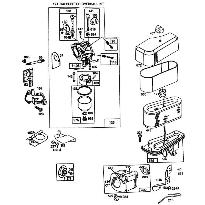 Briggs and Stratton Model No 286707-0119-01