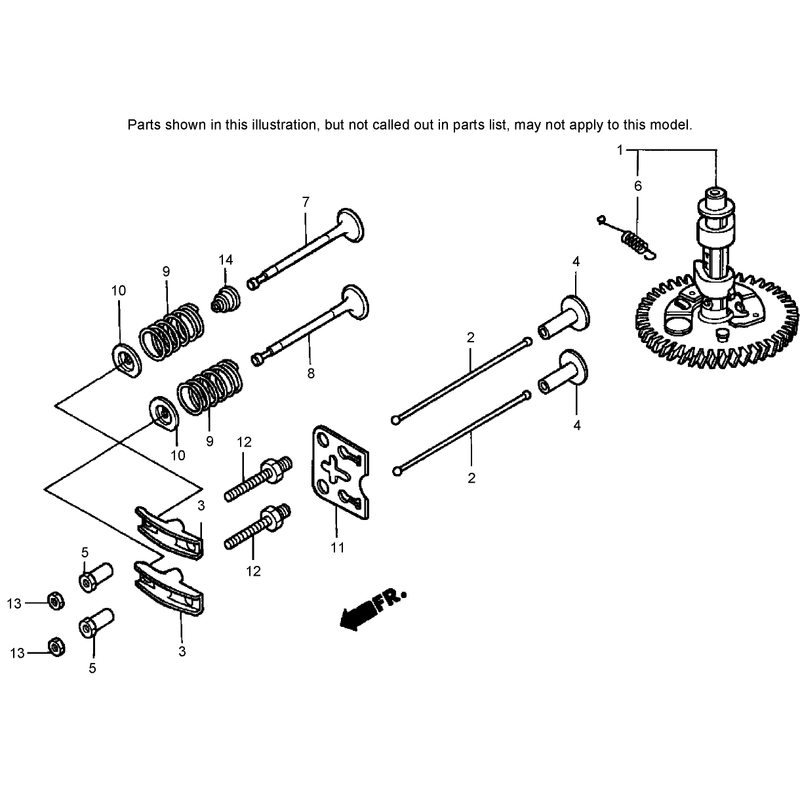 Camshaft Assembly Honda GXV160K1-N1AH