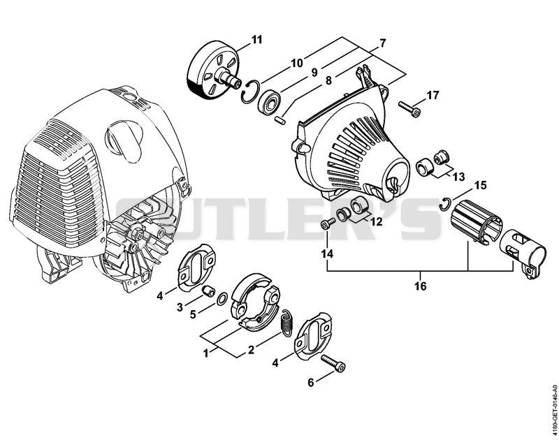Clutch, Fan housing