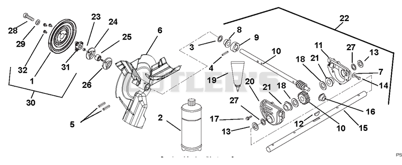 Gear Case And Impeller