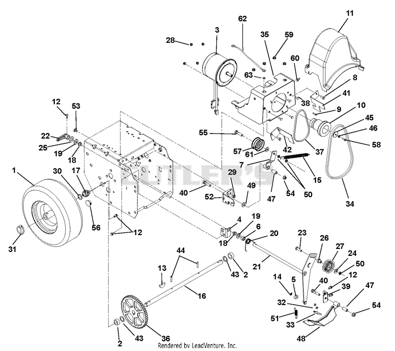 Drive Motor And Belt Drive